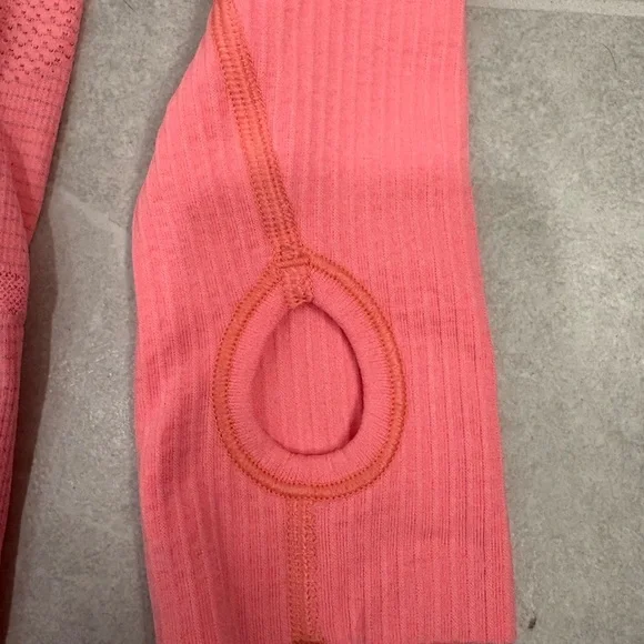 Lululemon Swiftly Tech Long Sleeve Hip Length T-shirt in Heathered Flare Size 6 - Picture 6 of 11